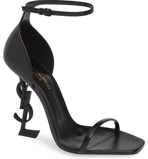 opyum ysl ankle strap sandal black|saint laurent ankle strap sandals.